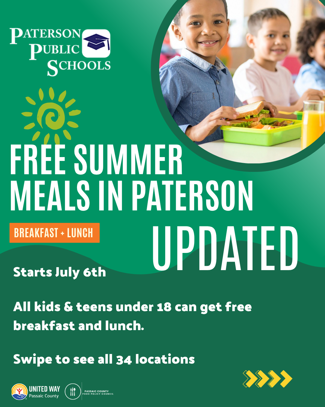 paterson summer meals 2026
