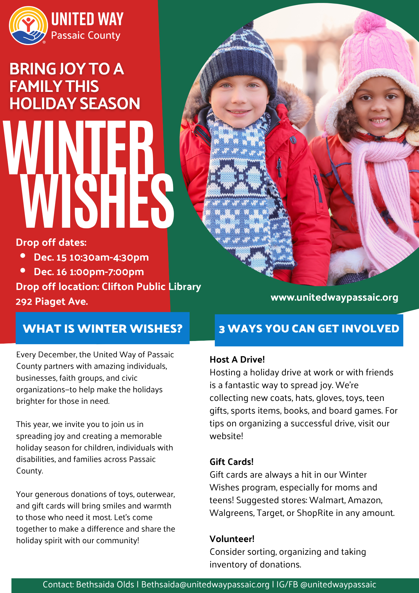 winter wishes drive passaic county 